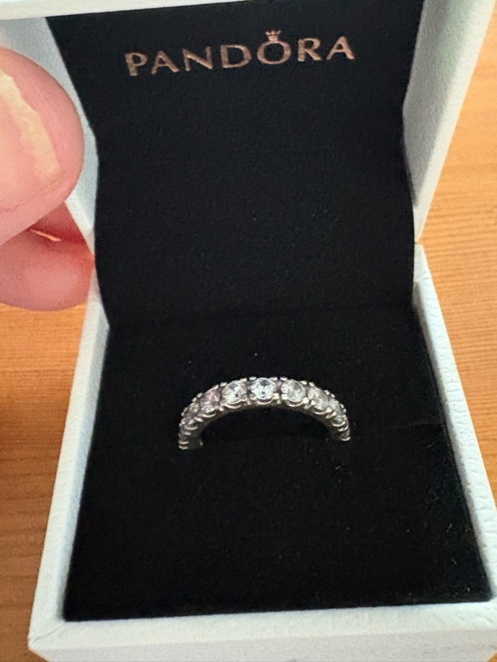 Pandora Silver Cubic Zirconia Sparkle Band - Silver
